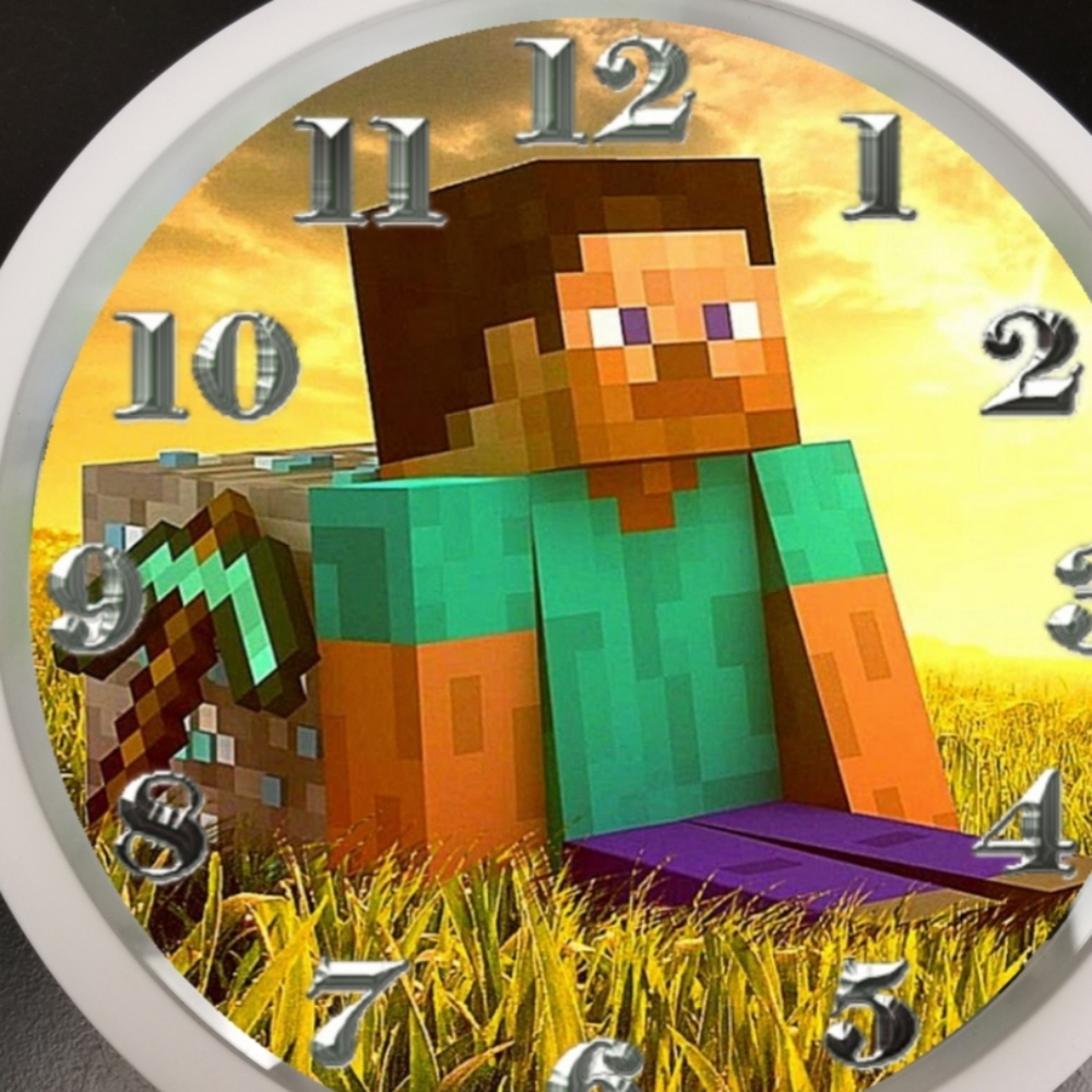 Minecraft jessy led clock - Picture 3 of 3